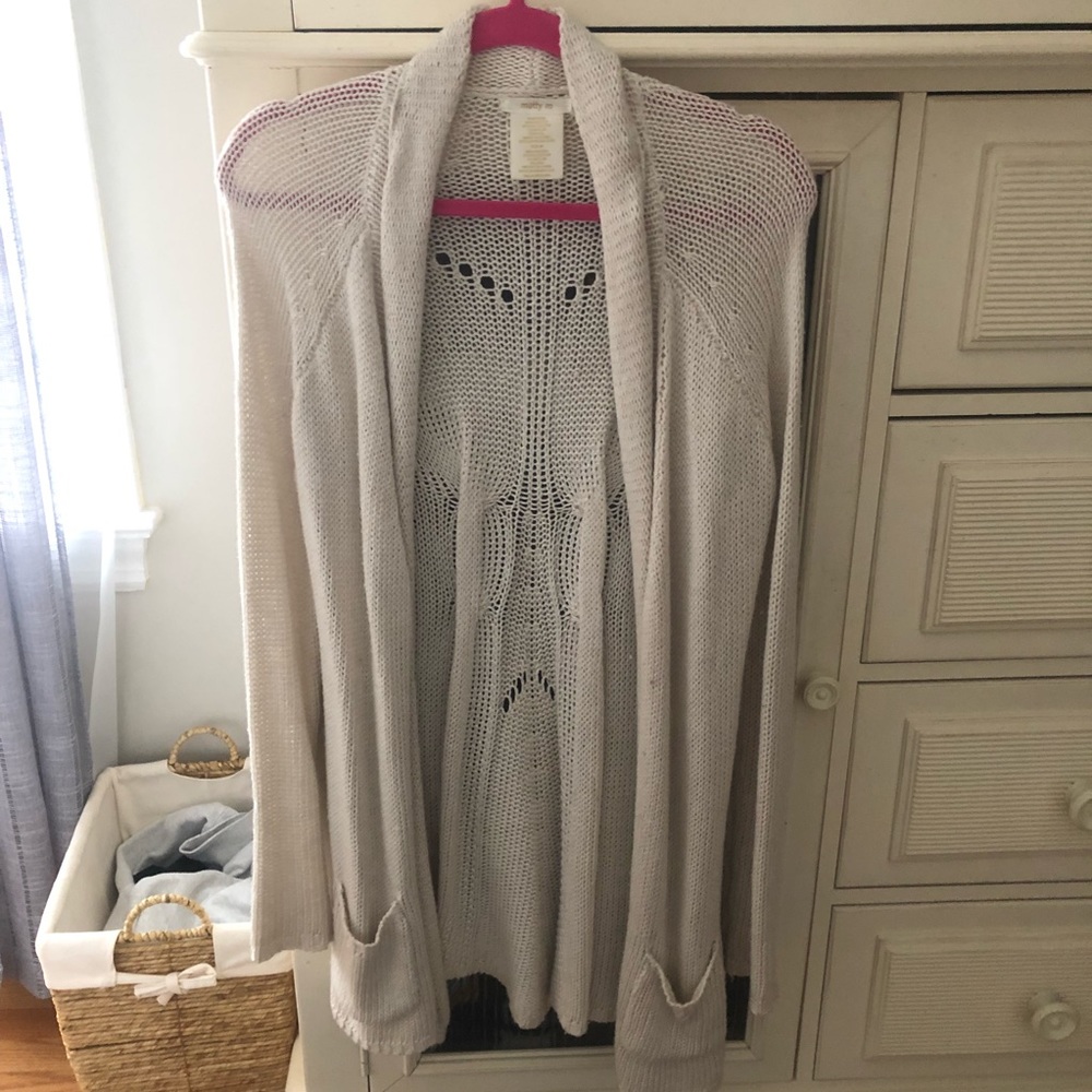 Beige cardigan